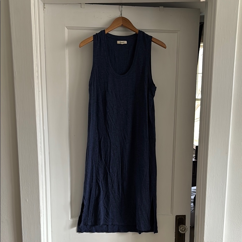 Madewell Blue Sleeveless Dress